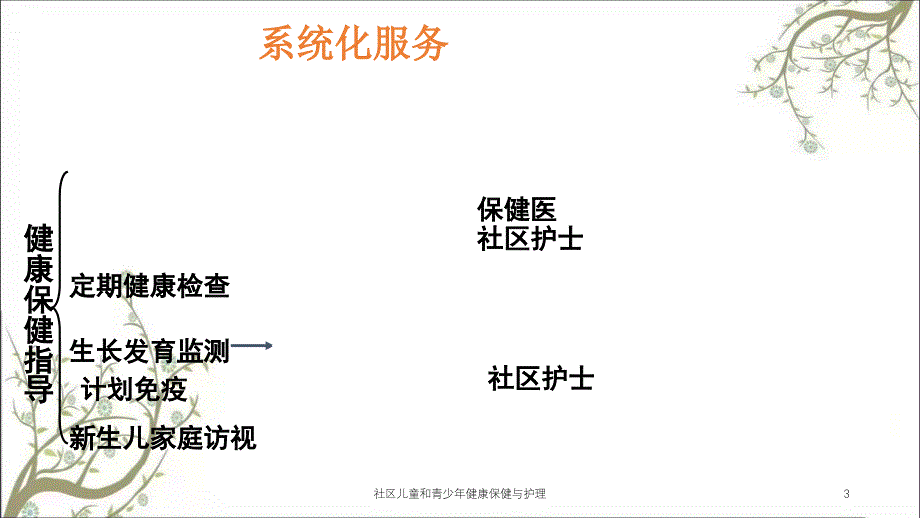 社区儿童和青少年健康保健与护理课件_第3页