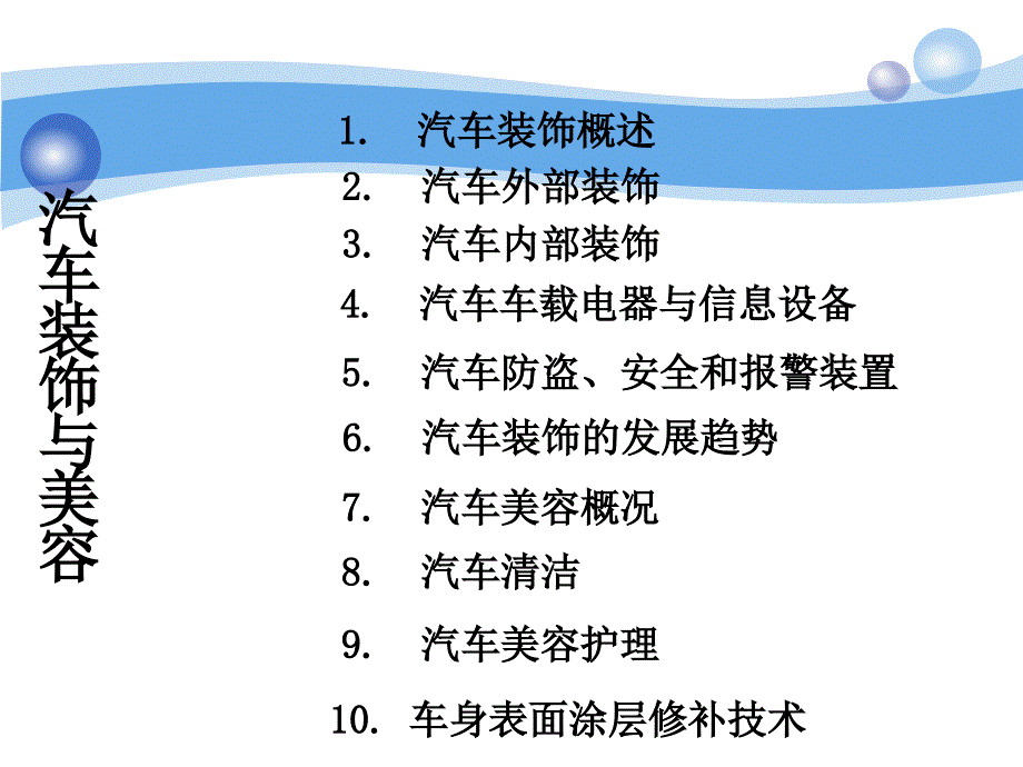 汽车美容与装饰课件1汽车装饰概述_第2页