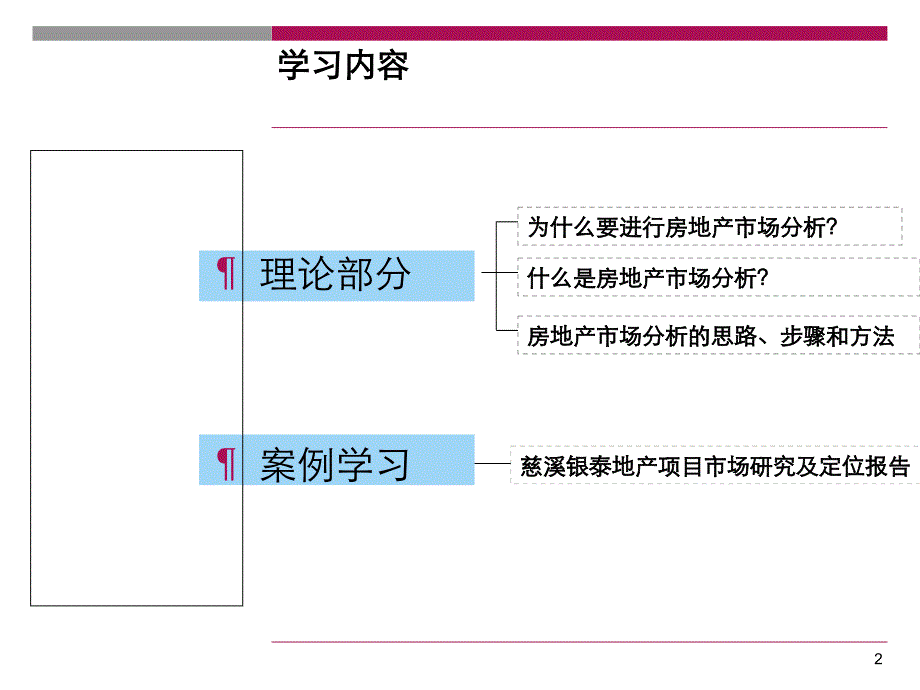 最新如何进行房地产项目市场分析精_第2页