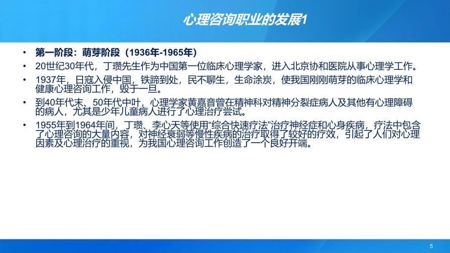 心理咨询师现状及发展前景分析课件_第5页