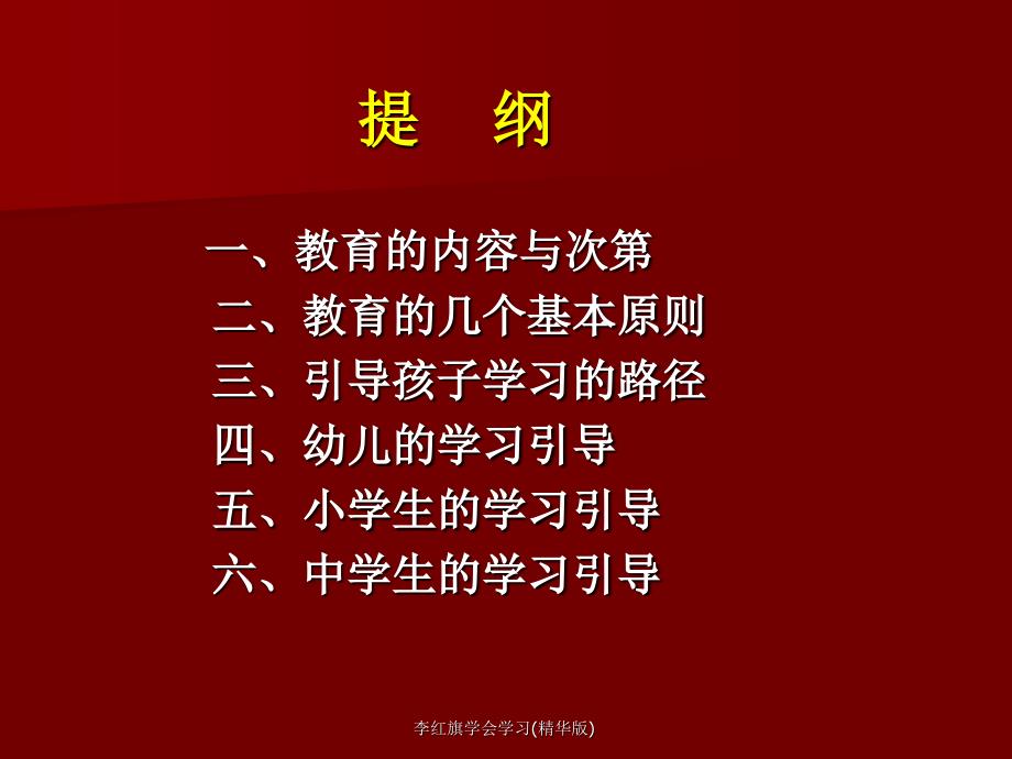 李红旗学会学习精华版课件_第2页