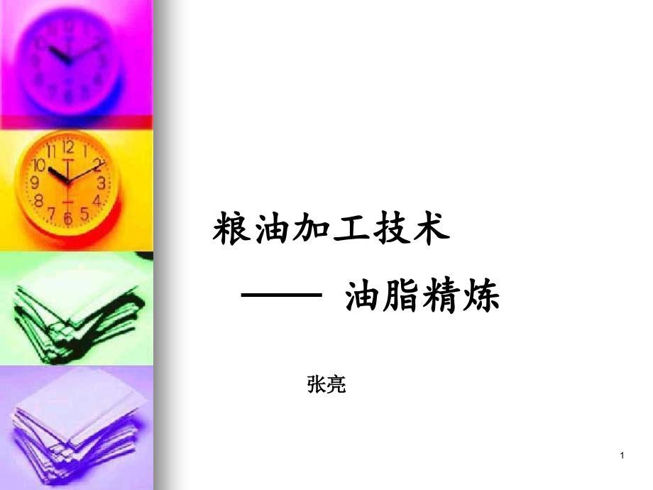 《粮油加工技术》——植物油脂的精炼和深加工ppt课件.ppt