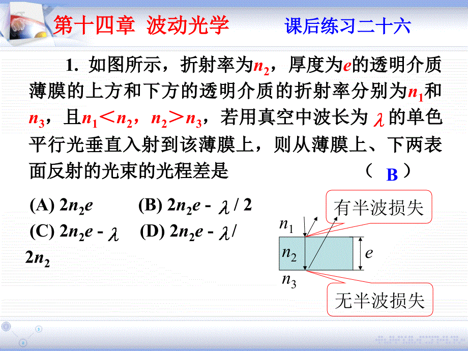 第十四章波动光学_第1页