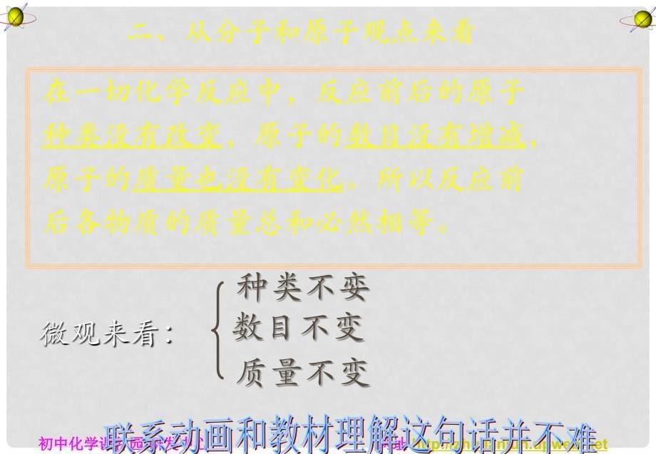 季九年级化学上册 课题1 质量守恒定律2课件 人教新课标版_第5页