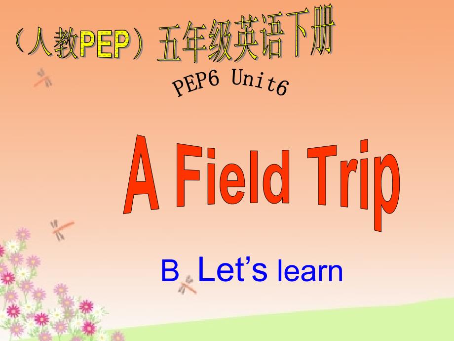 Unit6AfieldtripBLetslearn课件_第1页