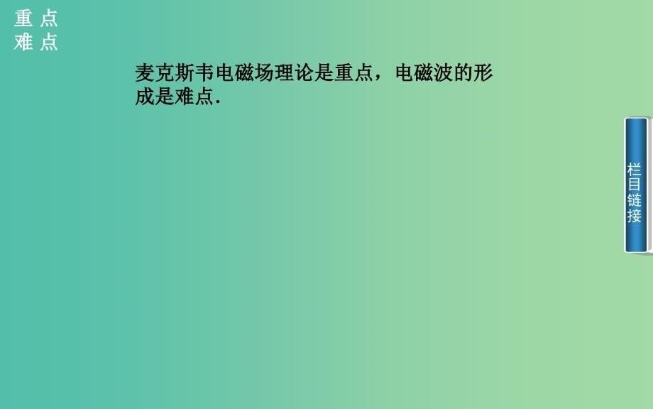 高中物理 第二章 第四节 麦克斯韦电磁场理论课件 粤教版选修1-1.ppt_第5页