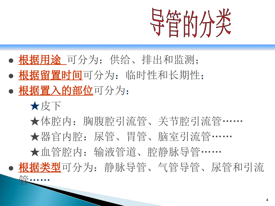 常见各种管道的护理PPT幻灯片课件_第4页