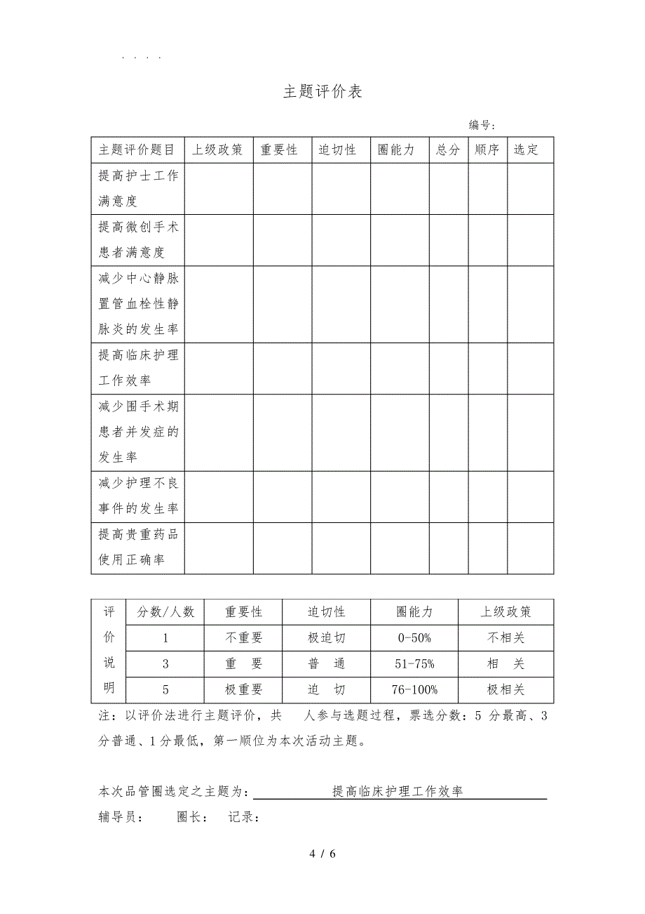 品管圈圈会记录表_第4页