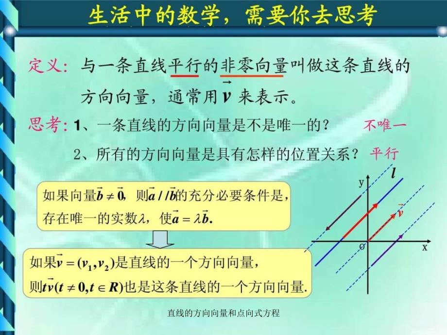 直线的方向向量和点向式方程课件_第4页