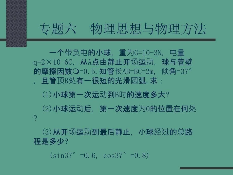 全品教育研究所专题六物理思想与物理方法ppt课件_第5页