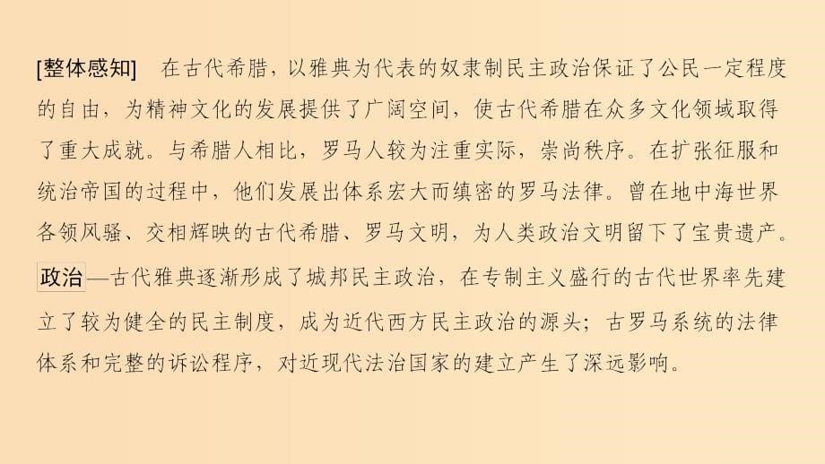 （通史版通用）2019版高考历史一轮总复习 第3部分 世界古代近代史 第7单元 第19讲 古代希腊、罗马的政治制度课件.ppt_第5页