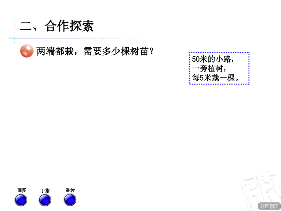 青岛版四年级上册智慧广场《植树问题》_第3页