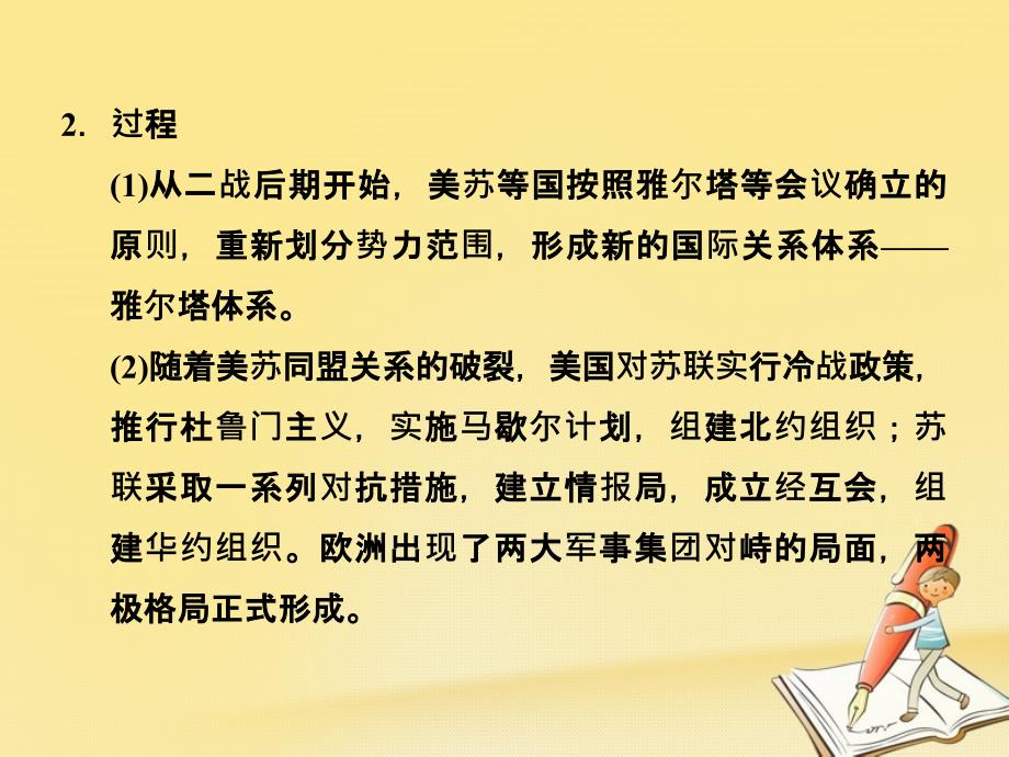 高中历史 第四单元 雅尔塔体系下的冷战与和平单元总结课件 新人教选修3_第4页