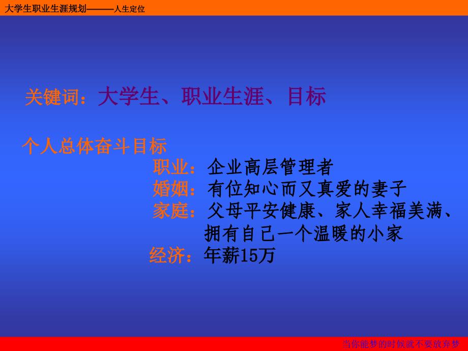 大学生职业生涯规划———人生定位_第4页