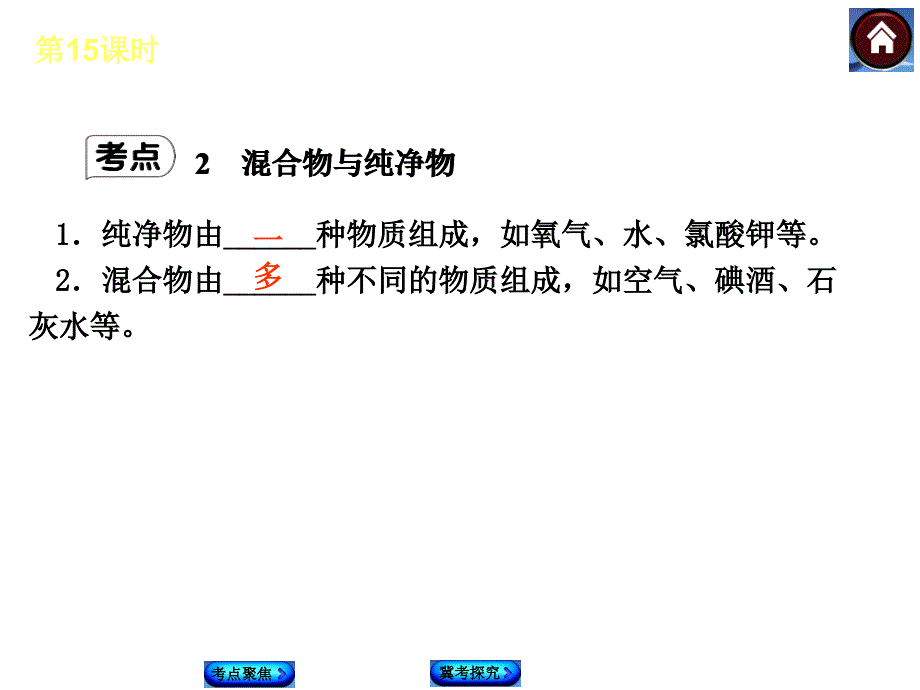 2015届中考化学复习课件：第15课时　物质的多样性_第4页