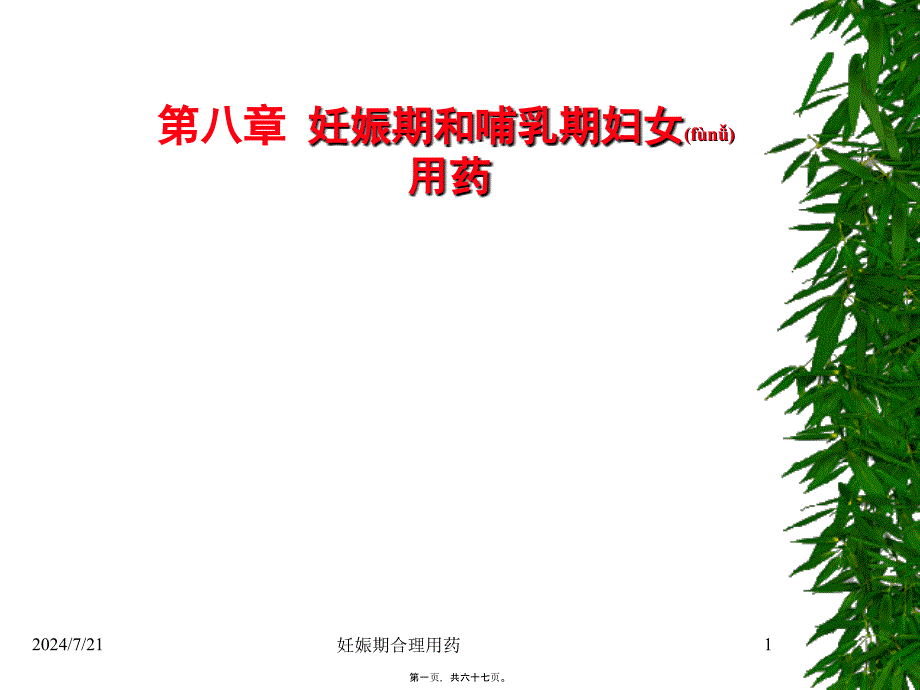 妊娠期合理用药课件_第1页