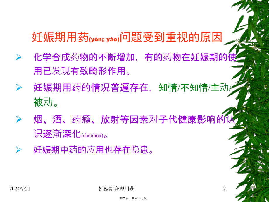 妊娠期合理用药课件_第2页