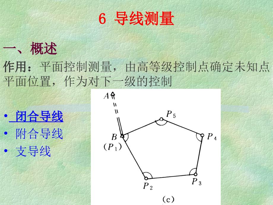 【土木建筑】第6章导线测量_第1页