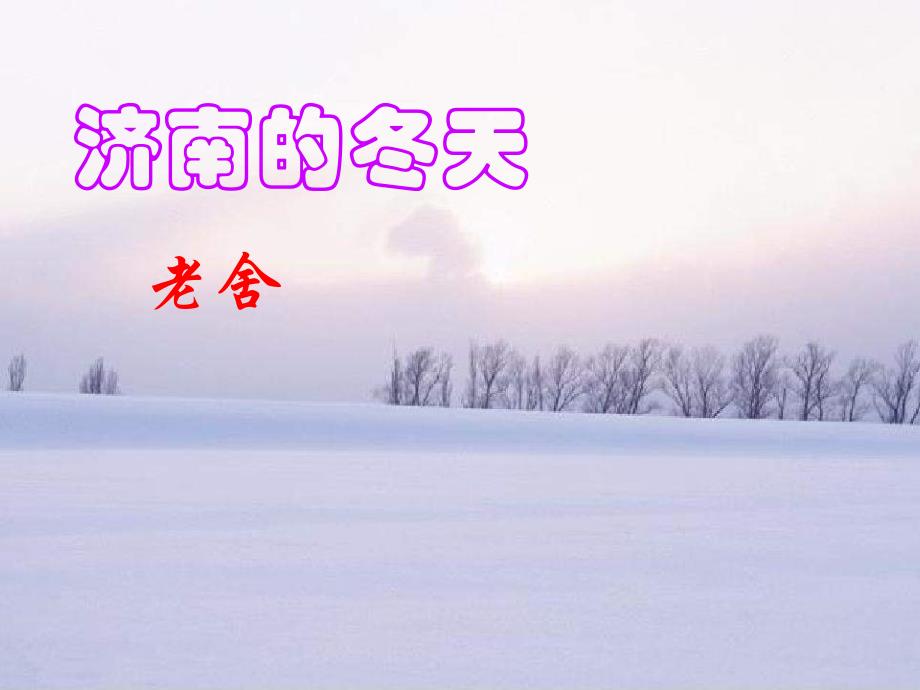 济南的冬天 (3)_第1页