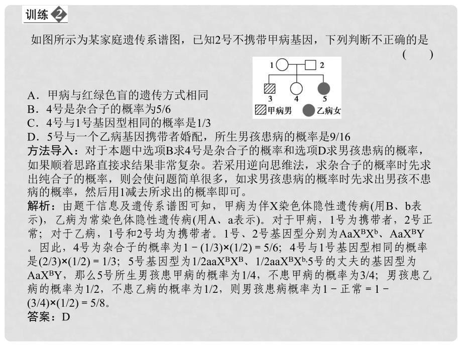 高考生物一轮复习 单元综合提升 苏教版_第5页