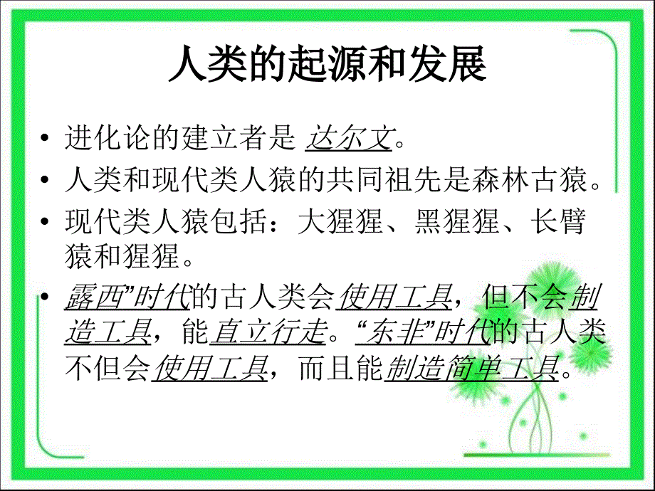 人教版七年级生物下册期中复习课件_第2页