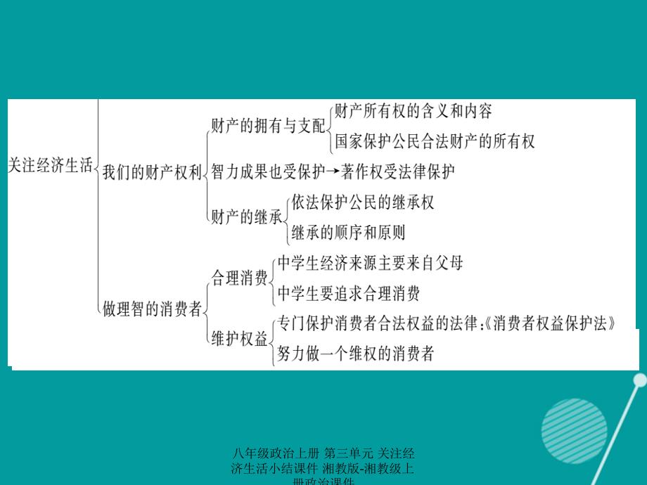 最新八年级政治上册第三单元关注经济生活小结课件湘教版湘教级上册政治课件_第3页