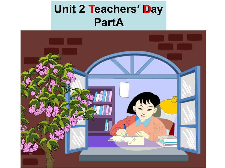 闽教版英语五上Unit 2Teacher’s DayPart Appt课件1_第3页