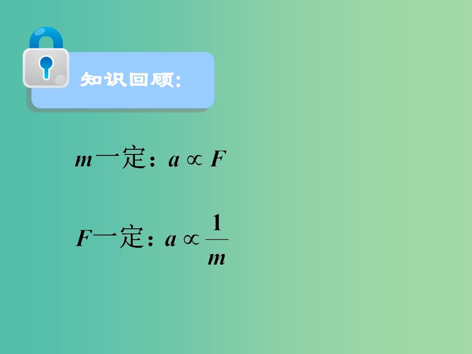 高中物理 第四章 第三节 牛顿第二定律课件1 新人教版必修1.ppt_第3页