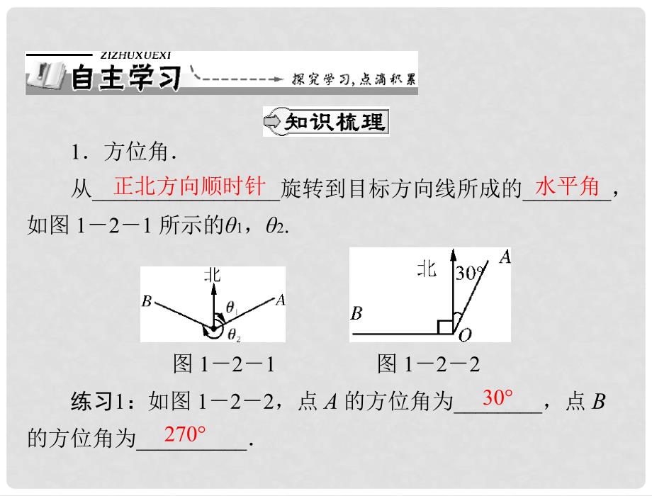 高中数学 第一章 1.2.1 测量距离或高度问题课件 新人教A版必修5_第2页