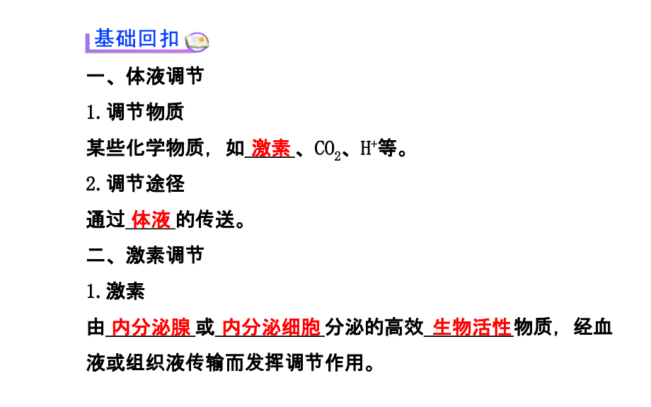 【苏教版】2014届高考生物一轮复习金榜课件：必修3 第二章 第2讲 人体生命活动的调节2_第3页