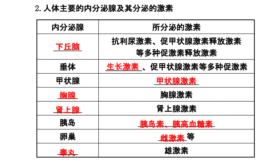 【苏教版】2014届高考生物一轮复习金榜课件：必修3 第二章 第2讲 人体生命活动的调节2_第4页