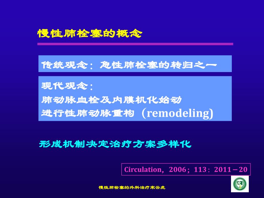 慢性肺栓塞的外科治疗宋云虎课件_第3页