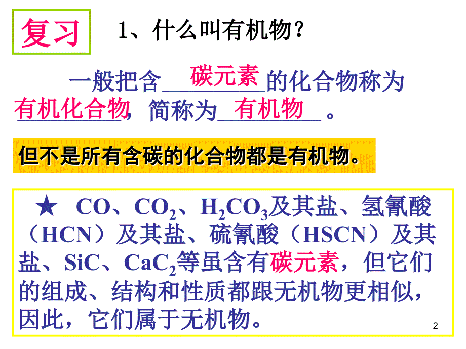 高二化学第一节有机化合物的分类_第2页