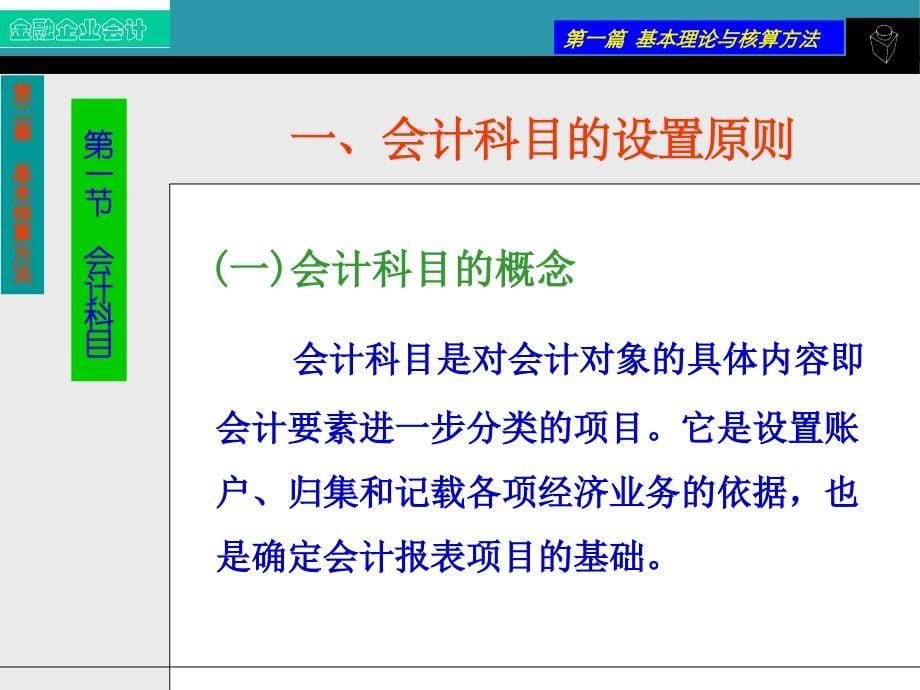 金融企业会计王晓枫课件_第5页