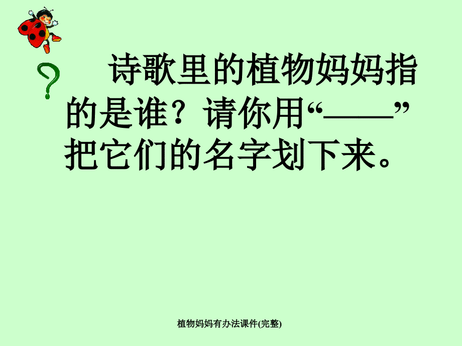 最新植物妈妈有办法课件完整_第2页