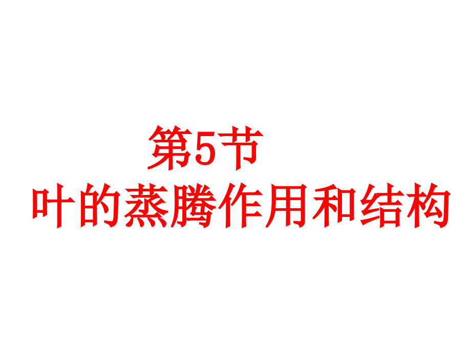 《叶子的蒸腾作用》PPT课件.ppt_第1页