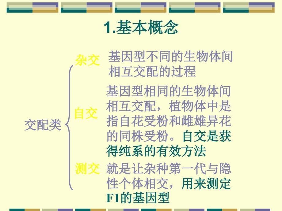 人教版教学课件(高二生物课件)基因的分离定律.ppt_第5页