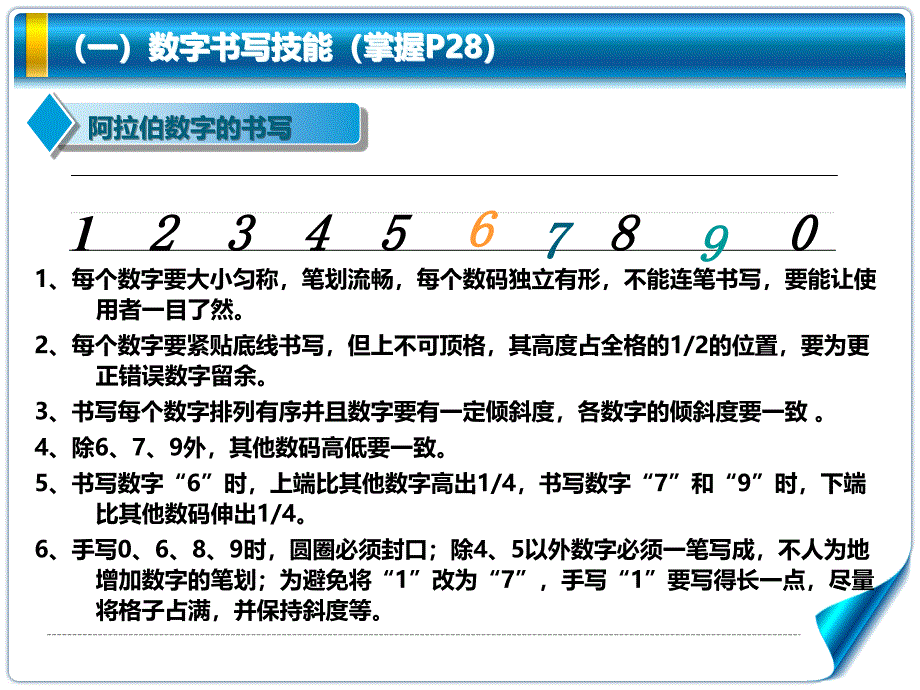 第二章3出纳基本技能数字书写与计算ppt课件_第3页