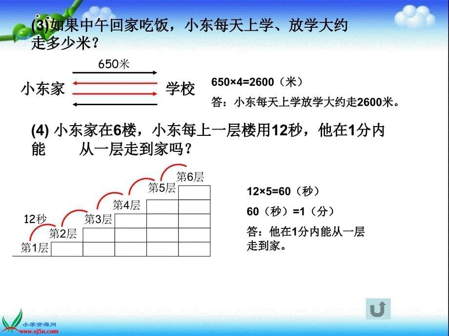 北师大版数学三上交通与数学pt课件_第5页