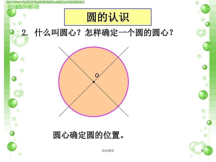 新人教版六年级数学上册第五单元圆的整理和复习谷风校园_第5页