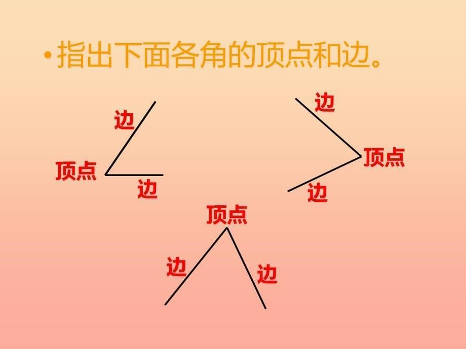 2022二年级数学上册第二单元角的初步认识第1课时角的初步认识1课件西师大版_第5页