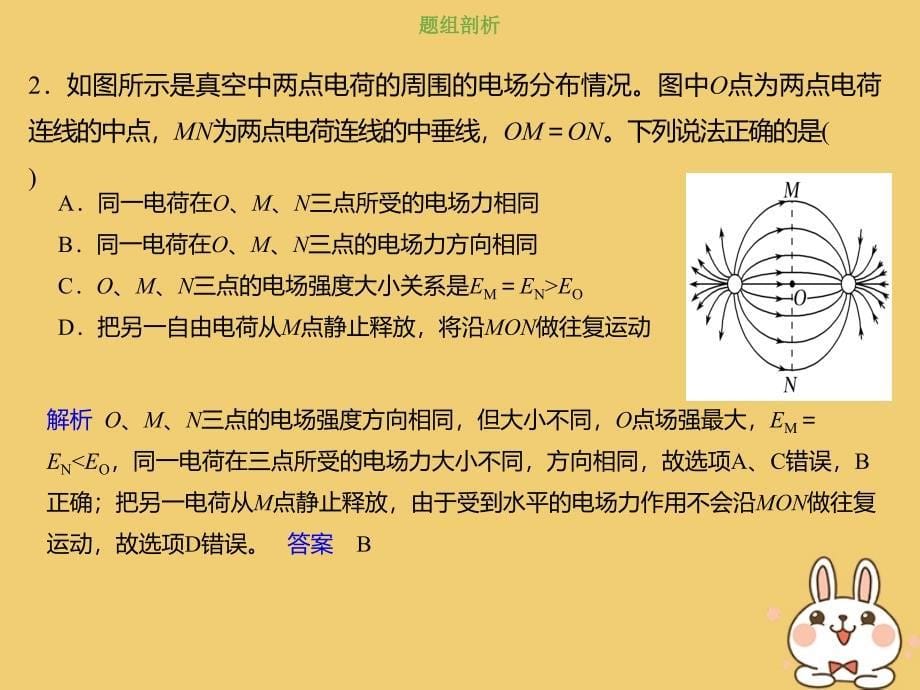 高考物理总复习 第七章静电场 713 电场线的理解和应用课件_第5页