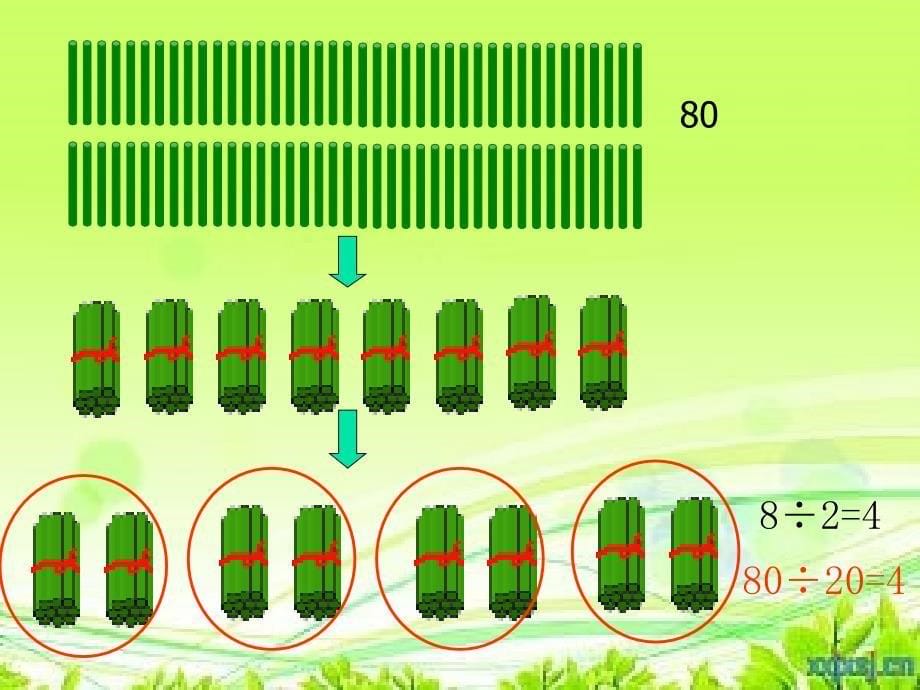 人教版四年级上册口算除法_第5页