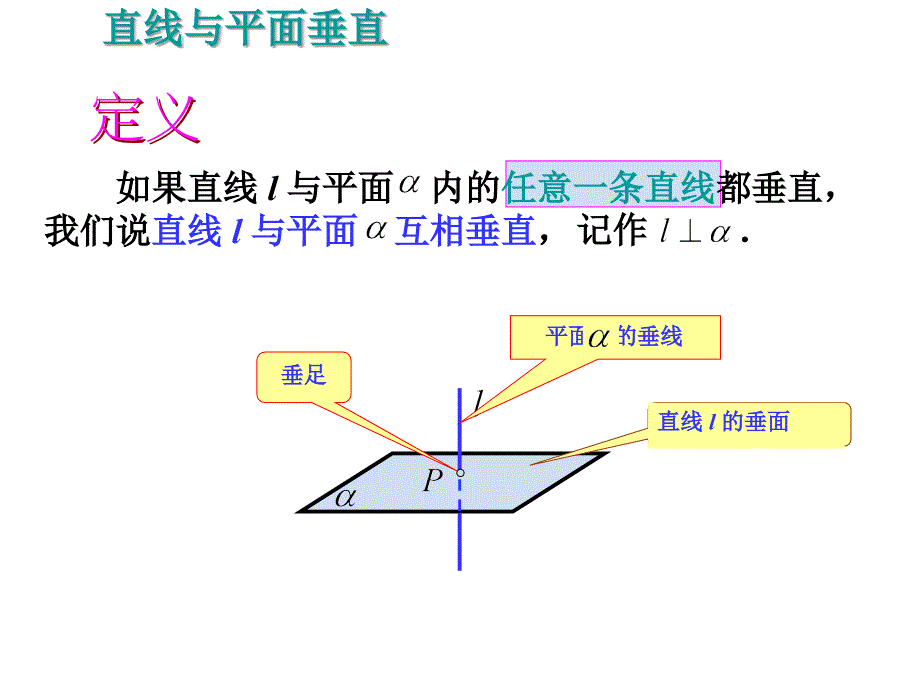 直线与平面垂直的判定典型课件_第4页