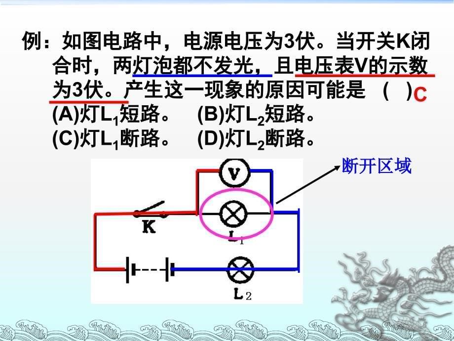 初中物理电路故障公开课ppt课件_第5页