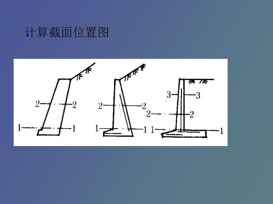 挡土墙截面强度计算_第3页