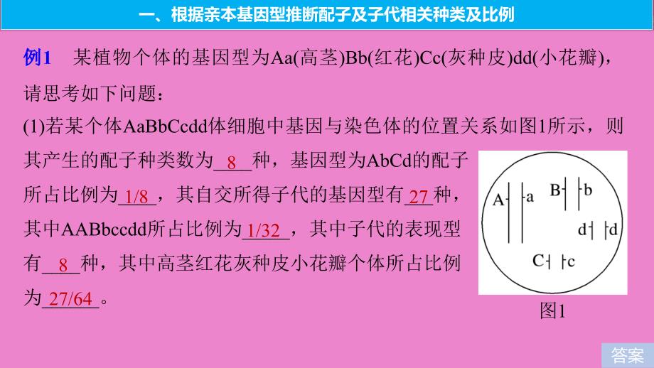 生物热点题型八 全方位突破基因自由组合规律相关题型 北师大版_第2页