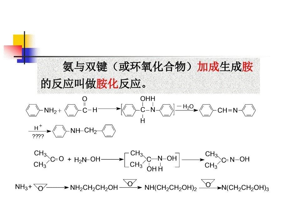 精细有机合成化学与工艺学氨解和胺化教育PPT_第5页