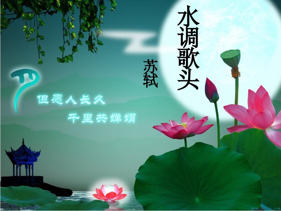 《水调歌头》苏轼.ppt_第1页