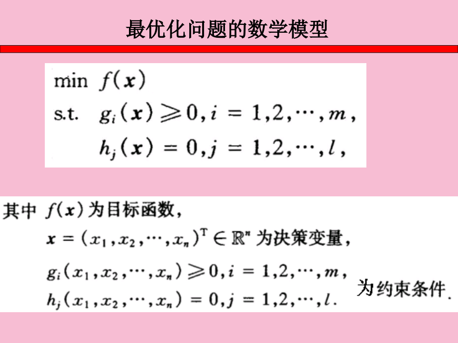 线性规划及非线性规划算法以及软件求解ppt课件_第4页